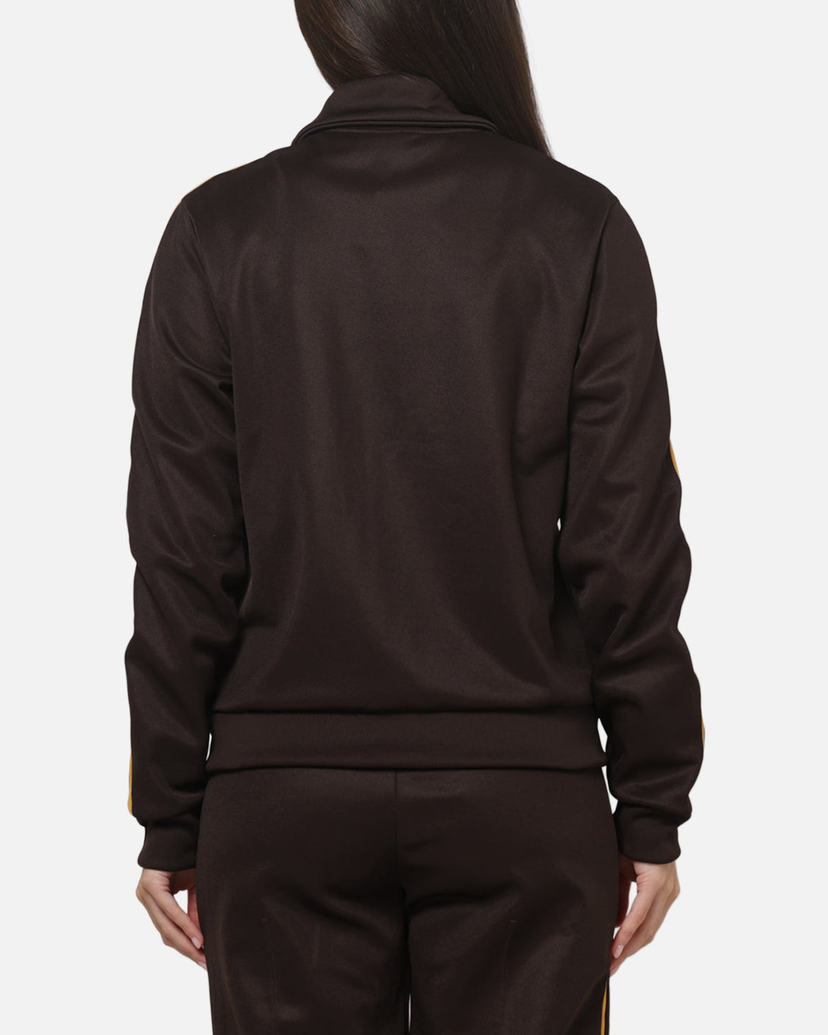 Adidas Women's Classic Track Top Brown/Yellow