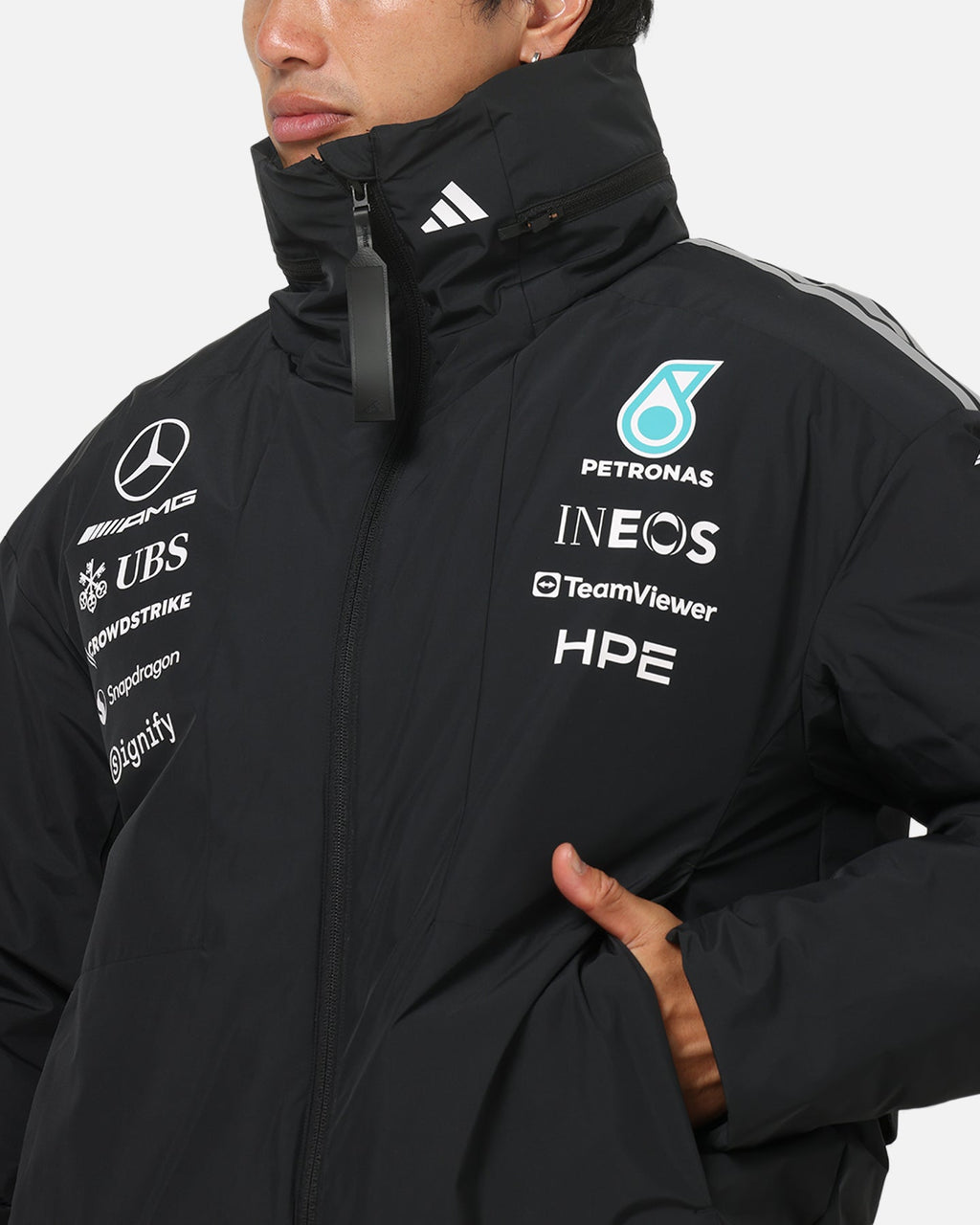 Adidas Mercedes-AMG Petronas Formula 1 Team Engineers Jacket Black