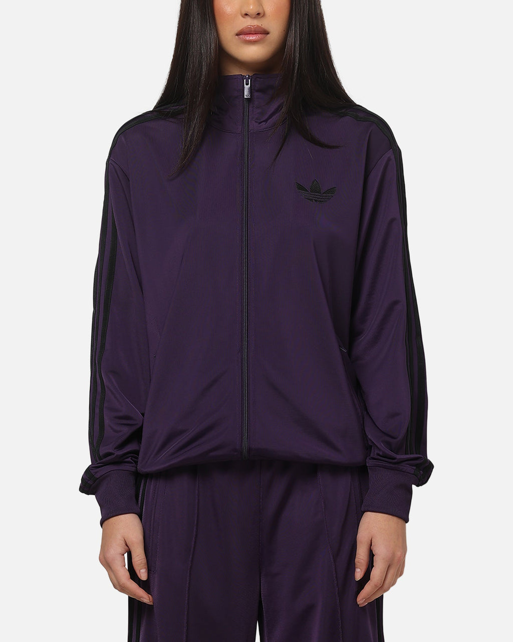 Adidas Women's Firebird Track Jacket Purple