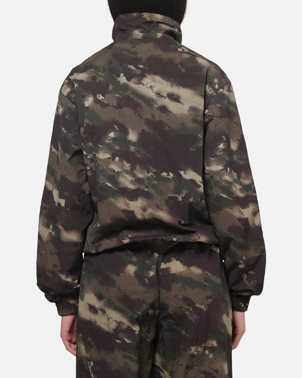 Adidas Women's Loose Track Top Green Camo