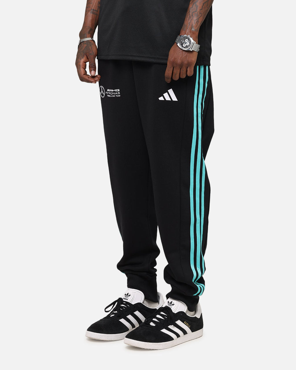 adidas x Mercedes-AMG PETRONAS Formula One F1 DNA Joggers Black/White