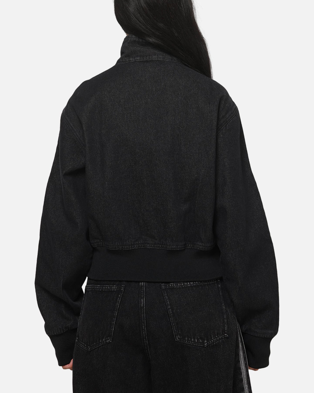 Adidas Women's Firebird Denim Track Jacket True Black