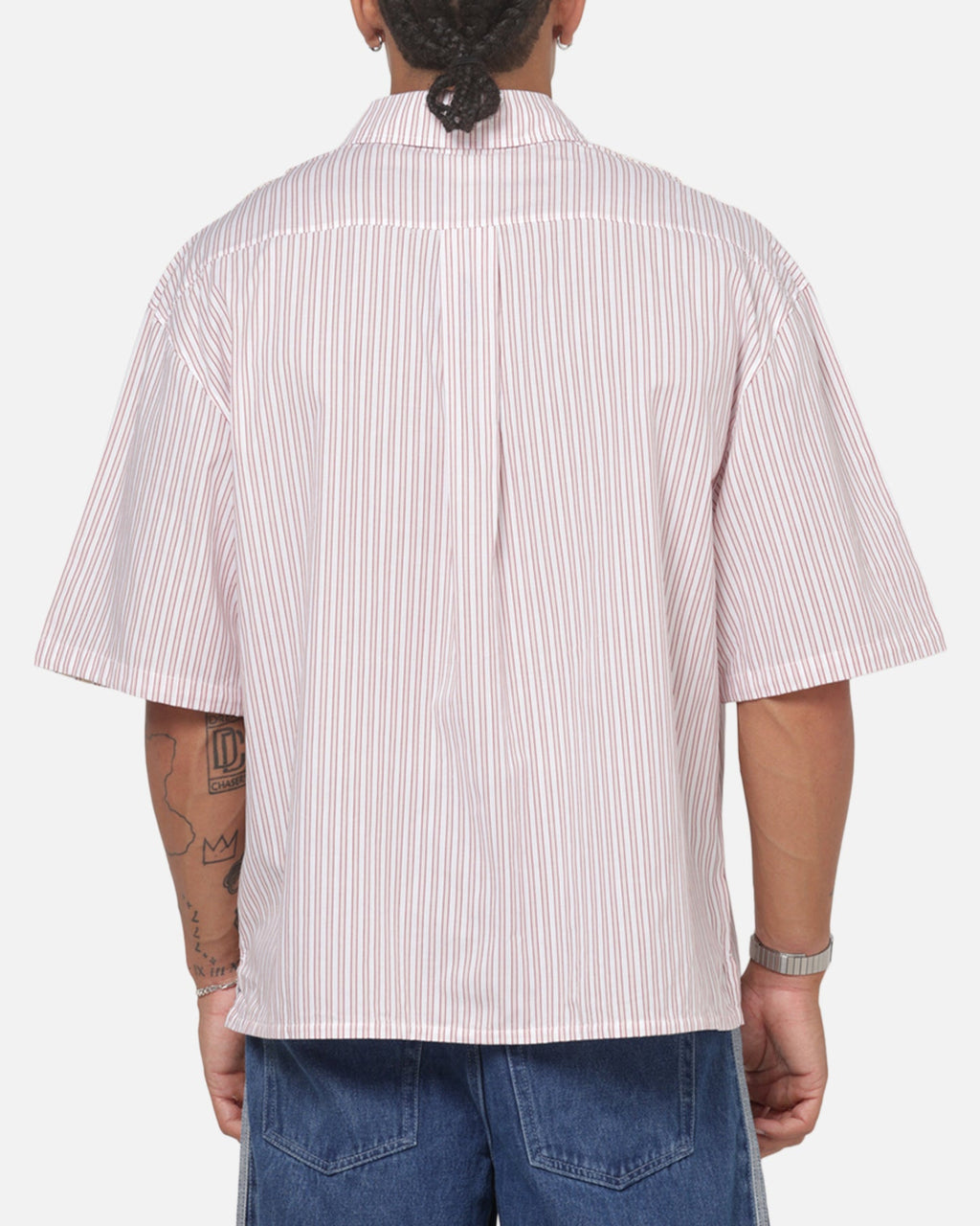 Adidas Originals Poplin AOA Button Up Shirt Red