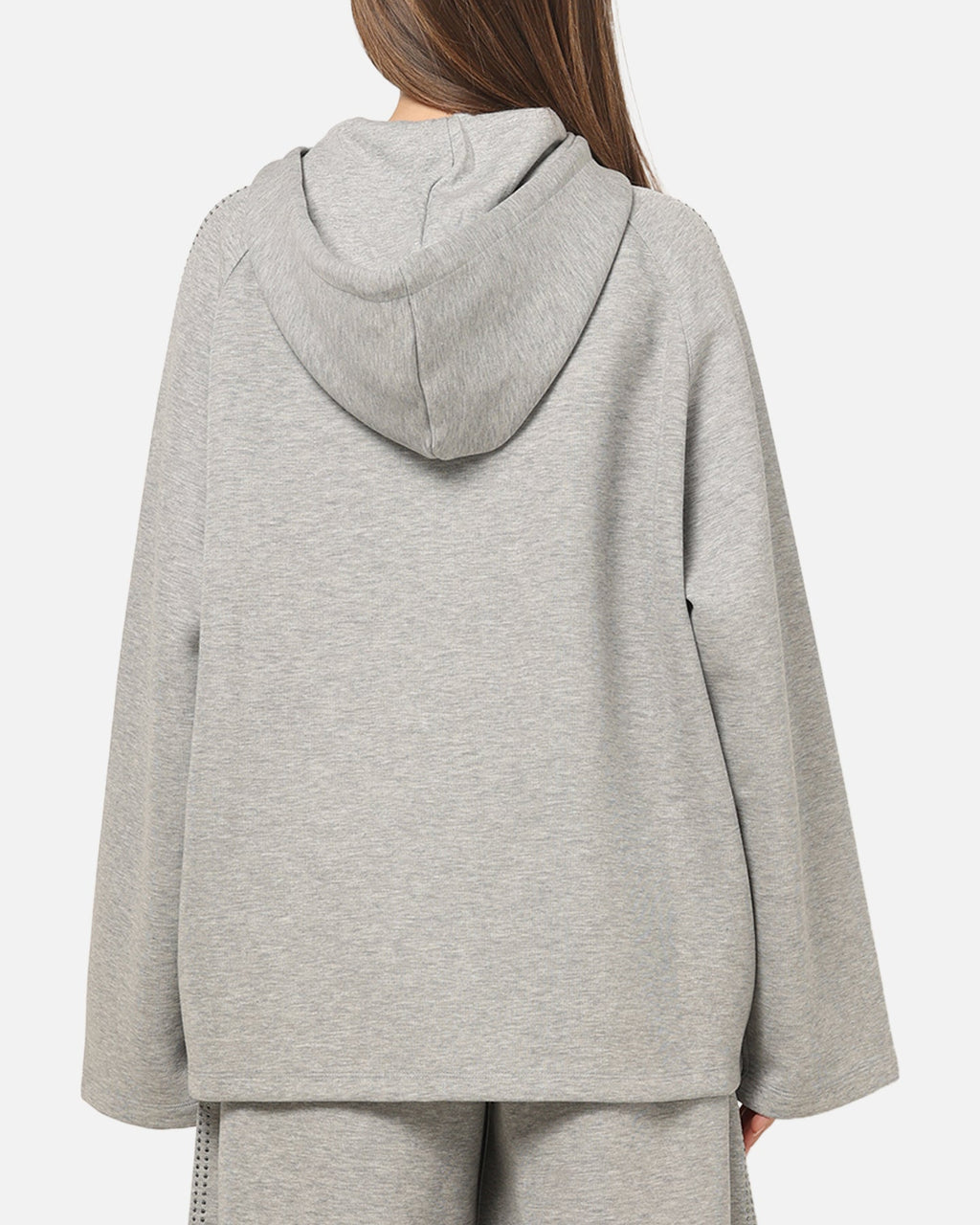 Adidas Women's Teamgeist Rhinestone Track Top Grey Marle