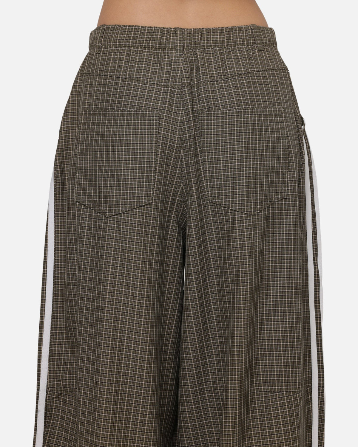 Adidas Women's Checks Trousers Olive