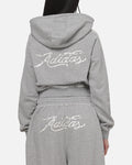 GFX Zip Track Top Medium Grey Heather