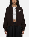 Adidas Women's Essentials Knit Cardigan Brown