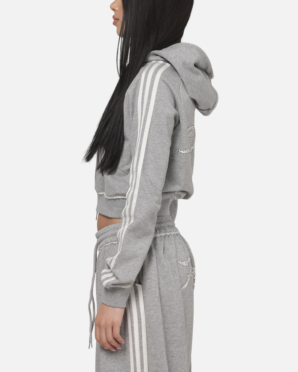 GFX Zip Track Top Medium Grey Heather