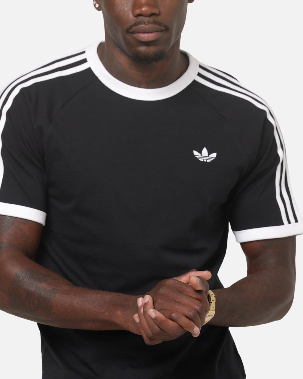 Adidas 3-Stripes T-Shirt Black